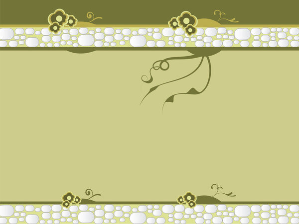 Illustration of natural elements in Landscape scenic