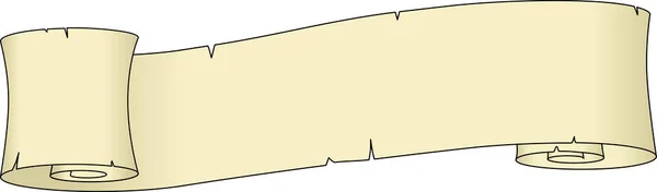Баннерная Спиральная Пергаментная Бумага — стоковый вектор