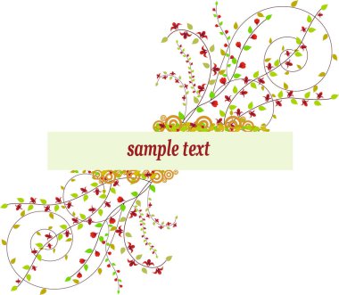 Soyut sanat tasarımı arkaplan vektörü çizimi