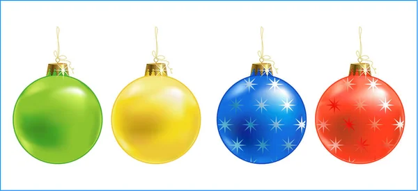 Christmas Ball Ornament Vector — 스톡 벡터