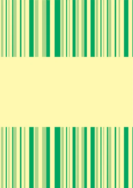 Retro Seamless Stripe Pattern Green Yellow Color — Stock Vector