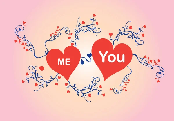 Illustration Coeur Amour — Image vectorielle