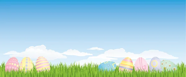 Easter Egg Background Please Check Portfolio More Easter Illustrations — Stock Vector