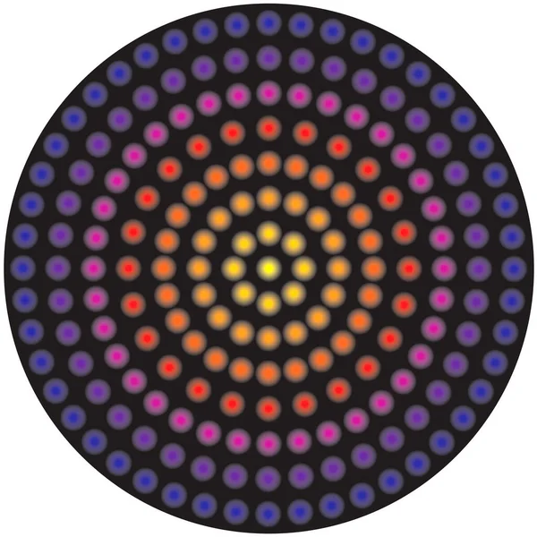 Illustration Vectorielle Néons Lumineux Colorés — Image vectorielle