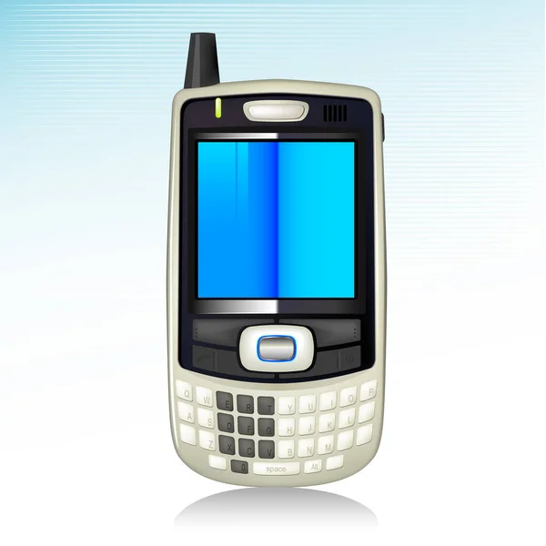 Icône Téléphone Portable Générique Avec Réflexion — Image vectorielle