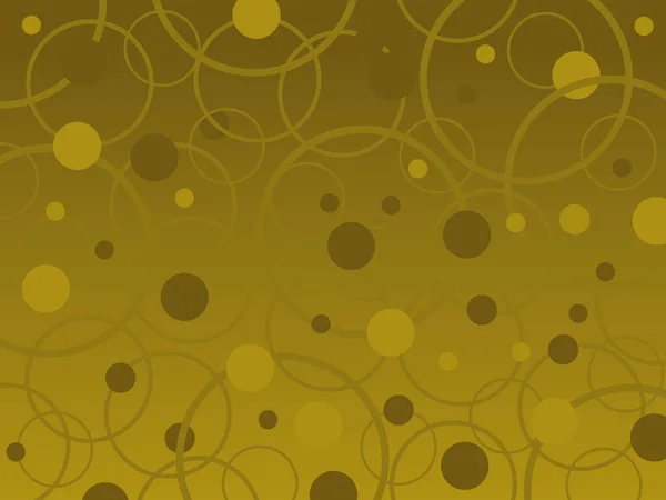 泡とリング 褐色と褐色のベクトル背景 — ストックベクタ