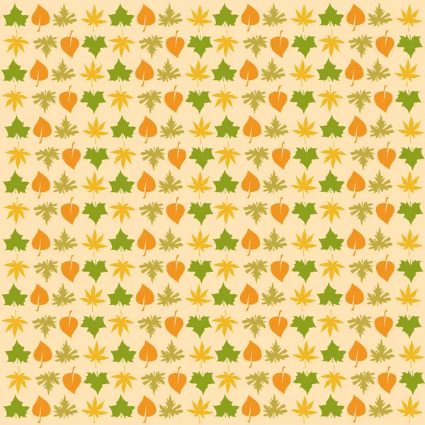 Обои Осенними Листьями — стоковый вектор