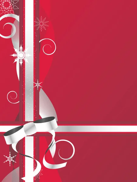 Kerst Pakket Achtergrond Afbeelding Kleur Illustratie — Stockvector