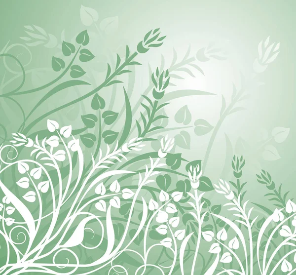 Floraler Hintergrund Illustrationsbild Farbige Illustration — Stockvektor