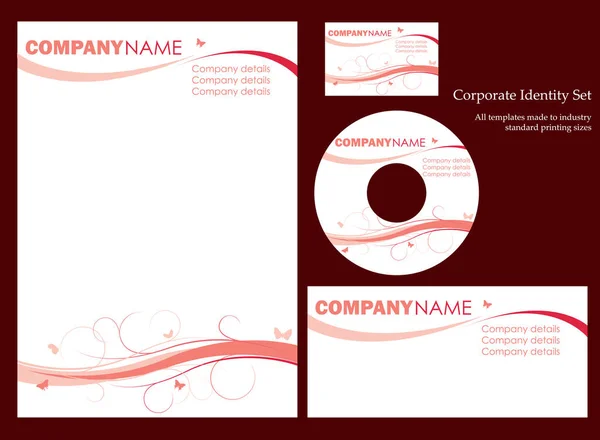 stock vector corporate identity template.  More templates in my portfolio.