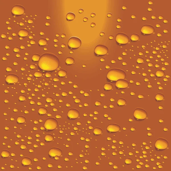 Детальні Водяні Бульбашки Скляній Поверхні — стоковий вектор