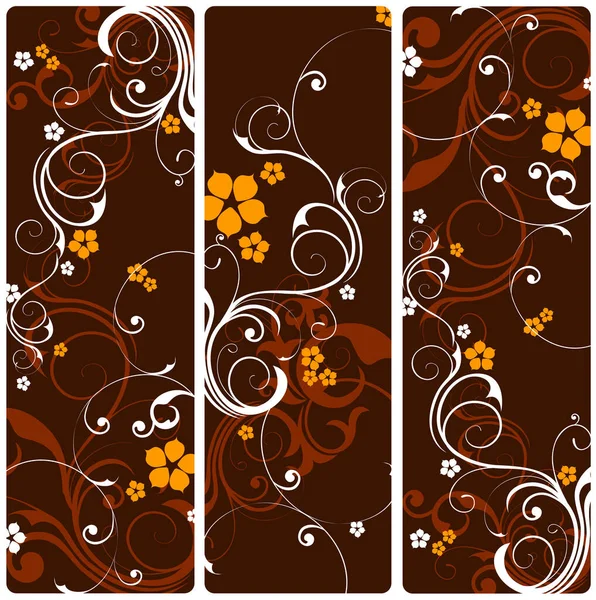 Image Fond Floral Illustration Couleur — Image vectorielle