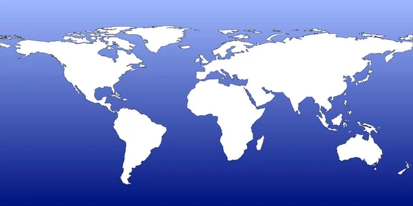 Mundo Vetorial Azul Branco Imagens Simples Limpas — Vetor de Stock