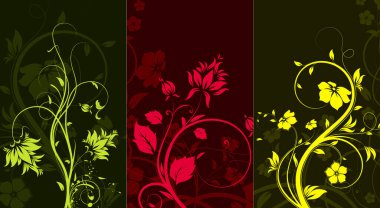 Çiçek çizimi. Tasarım için kullanılabilir.