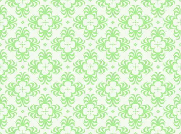 stock vector Vector retro green wallpaper with repeating pattern