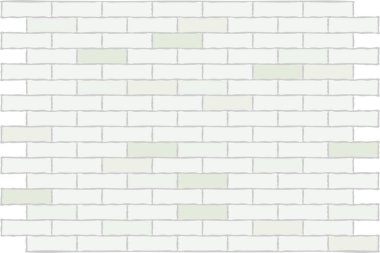 Beyaz bir tuğladan duvar. Bir arka plan. Bir vektör illüstrasyonu.
