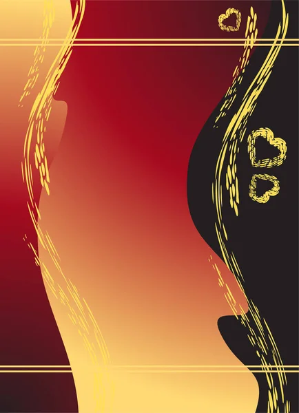Εικονογράφηση Clip Art Χρώμα Τέχνη Φόντο Ταπετσαρία Αφηρημένη Καρδιά Αγίου — Διανυσματικό Αρχείο