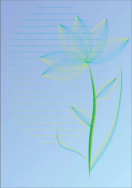 花や形をしたベクトル花の背景を卵として — ストックベクタ