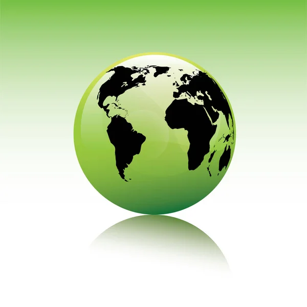 Environmental Earth Concept Vector Eps Illustration — Stock Vector
