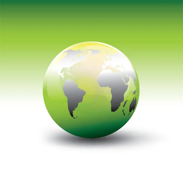 Environmental Earth Concept Vector Eps Illustration — Stock Vector