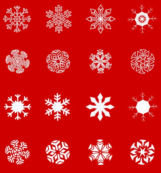 Сніжинки Ілюстраційне Зображення Кольорова Ілюстрація — стоковий вектор