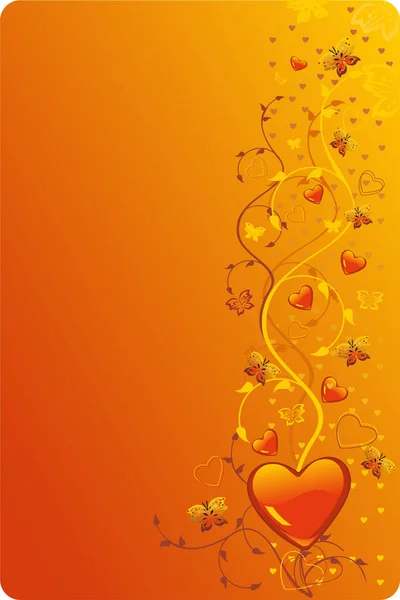 Valentine Background Image Color Illustration — Stock Vector