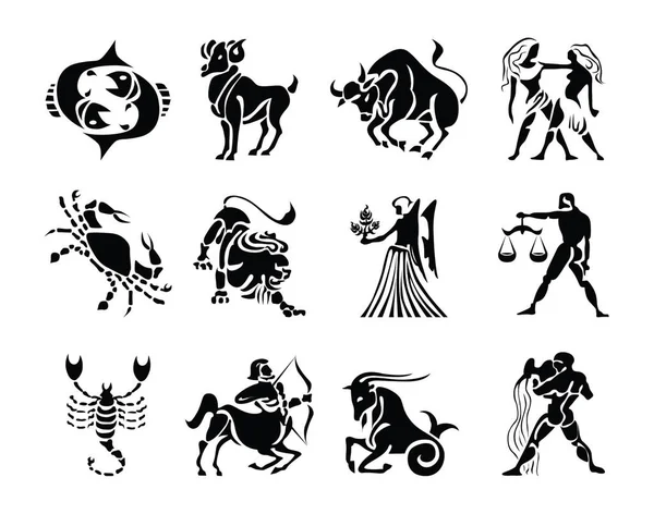 Коллекция Знаков Зодиака — стоковый вектор