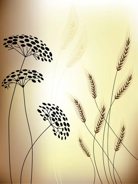 Floral Background Vector Eps Illustration — Stock Vector