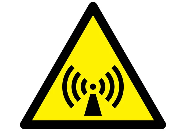 非电离辐射危险符号 — 图库矢量图片
