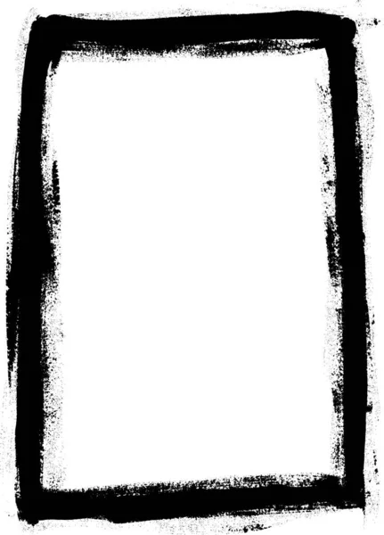 Bordure Entièrement Peinte Noir Vecteur Transparent Afin Elle Puisse Être — Image vectorielle