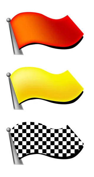Conjunto Banderas Formato Vectorial Ilustrador — Archivo Imágenes Vectoriales