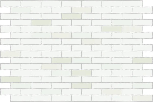 Wall White Brick Background Vector Illustration — Stock Vector