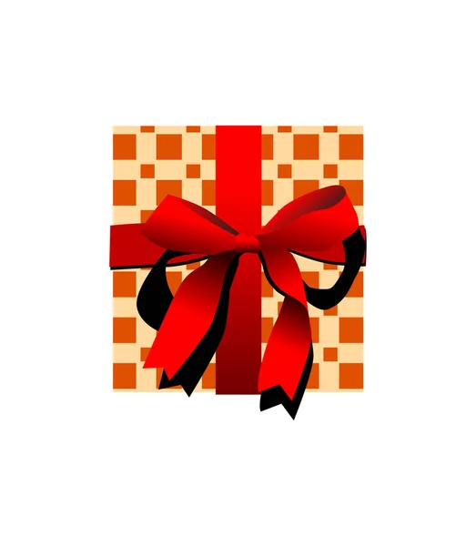 Vector Illustratie Voor Cadeau Cadeau Doos Verpakking — Stockvector