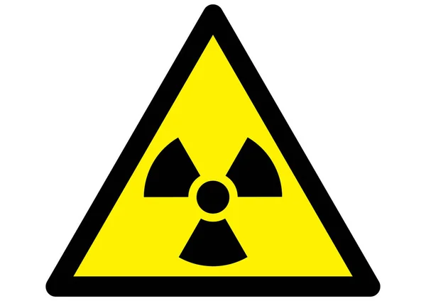 Warnsignal Für Nukleare Strahlung — Stockvektor