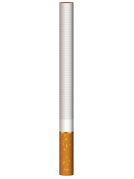 Ilustración Vectorial Realista Cigarrillo Pie — Vector de stock
