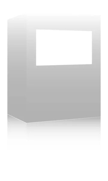 テキストメッセージのコピースペース付きホワイトボックス ベクトル形式 — ストックベクタ