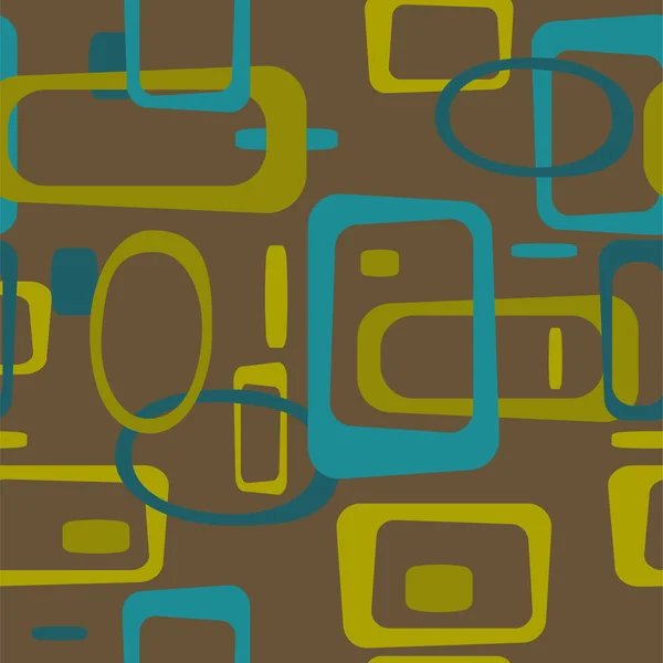 レトロな正方形の背景画像 カラーイラスト — ストックベクタ