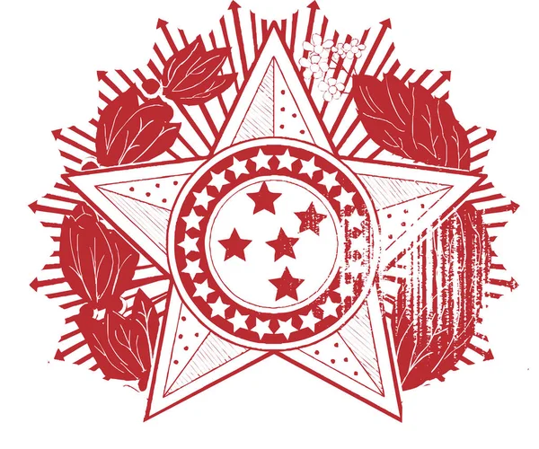 Векторное Изображение Звезды Использования Веб Дизайне Печати — стоковый вектор