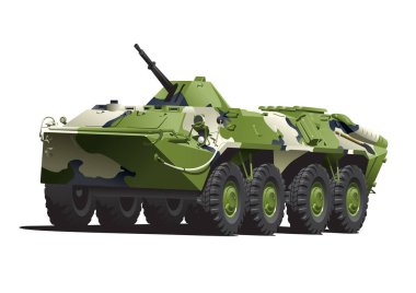 Yeşil tanklı askeri tank.