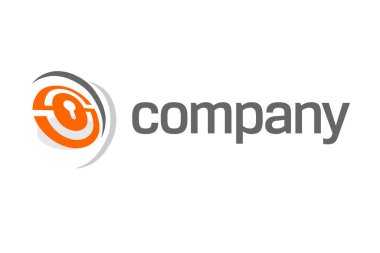 Şirket logo tasarımı vektör çizimi