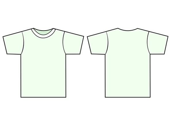 Shirt Platt Design Vektor Illustration — Stock vektor