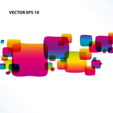 Renkli karelerin soyut arkaplanı