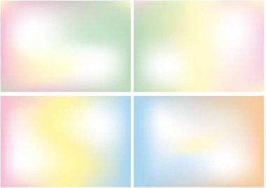 Holografik ağ arka planı. Yumuşak ağlı gökkuşağı gradyanı. Gökkuşağı ile holografik arkaplan, grafik tasarım spektrumu şablonu