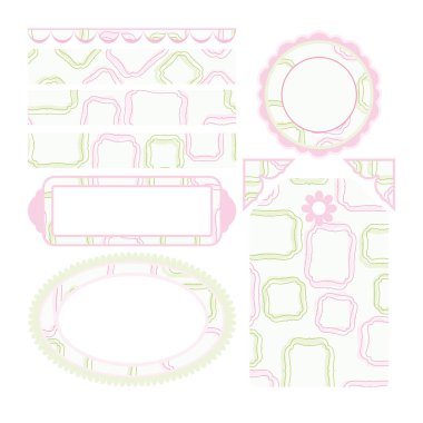 Tasarım için bir takım elementler. Tahsilat 