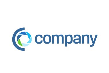 Soyut iş logosunun vektör illüstrasyon tasarımı