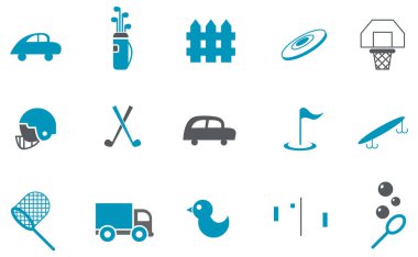 simgeler vektör çizim seti