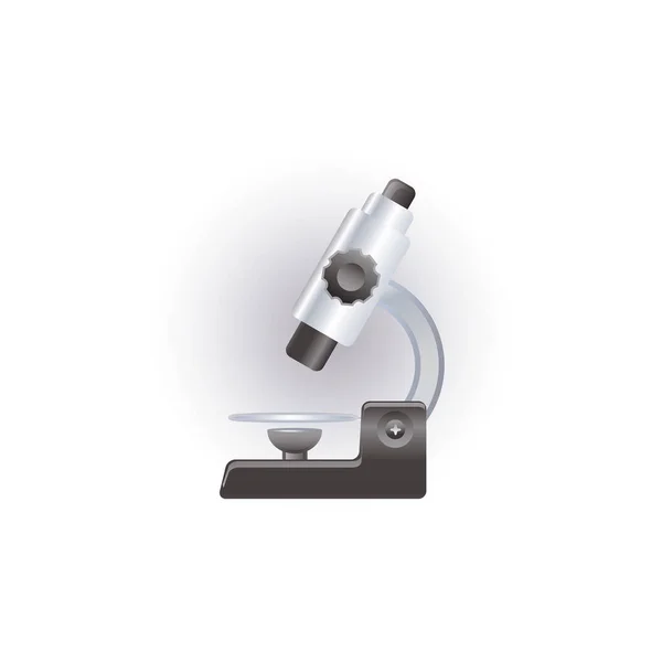 Vector Illustration Laboratory Microscope — Stock Vector