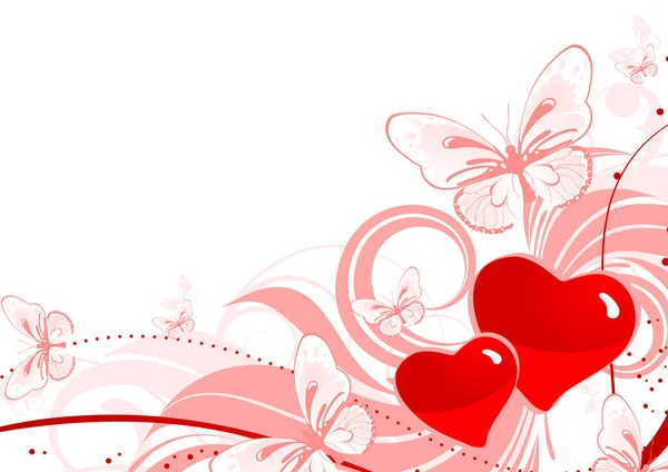 Fond Saint Valentin Illustration Vectorielle — Image vectorielle