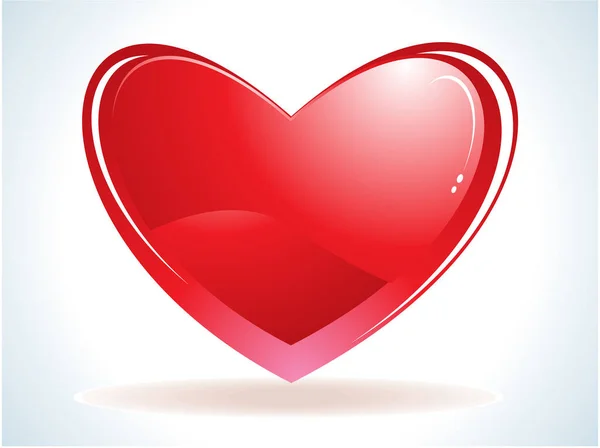 Corazón Amor Icono Vector Ilustración — Vector de stock