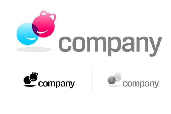 Company Logo Design Vector Illustration — Stock Vector